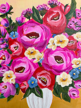 Load image into Gallery viewer, Butterscotch Blooms Original Painting