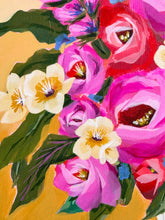 Load image into Gallery viewer, Butterscotch Blooms Original Painting