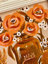Load image into Gallery viewer, Framed Floral: Amber Glass Bouquet 2