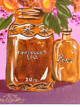 Load image into Gallery viewer, Framed Floral: Amber Glass Bouquet 3