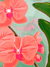 Load image into Gallery viewer, Orchid-Peach Original Painting