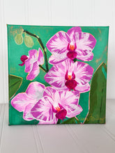 Load image into Gallery viewer, Orchid-Striped Original Painting
