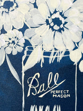 Load image into Gallery viewer, Zinnia Silhouette: Vintage Blueprint