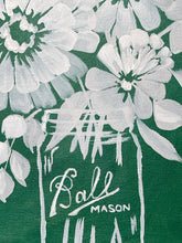 Load image into Gallery viewer, Zinnia Silhouette: Vintage Chalkboard Green