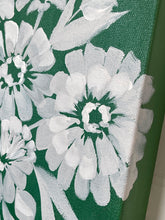 Load image into Gallery viewer, Zinnia Silhouette: Vintage Chalkboard Green