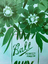 Load image into Gallery viewer, Zinnia Silhouette: Aqua & Green