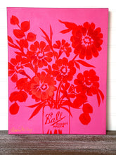 Load image into Gallery viewer, Zinnia Silhouette: Pink & Red