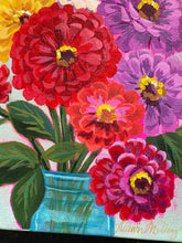 Load image into Gallery viewer, Jar of Zinnias