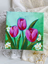 Load image into Gallery viewer, Pink & Red Tulips