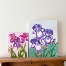 Load image into Gallery viewer, Purple & White Irises