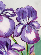 Load image into Gallery viewer, Purple & White Irises
