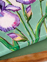 Load image into Gallery viewer, Purple & White Irises