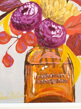Load image into Gallery viewer, Framed Floral: Amber Glass Bouquet 1

