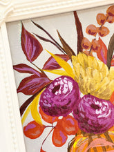 Load image into Gallery viewer, Framed Floral: Amber Glass Bouquet 1
