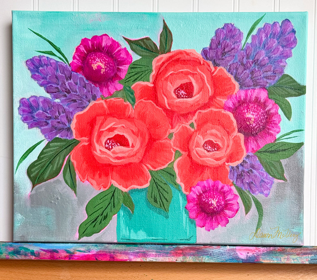 Here Comes the Sun Original Painting