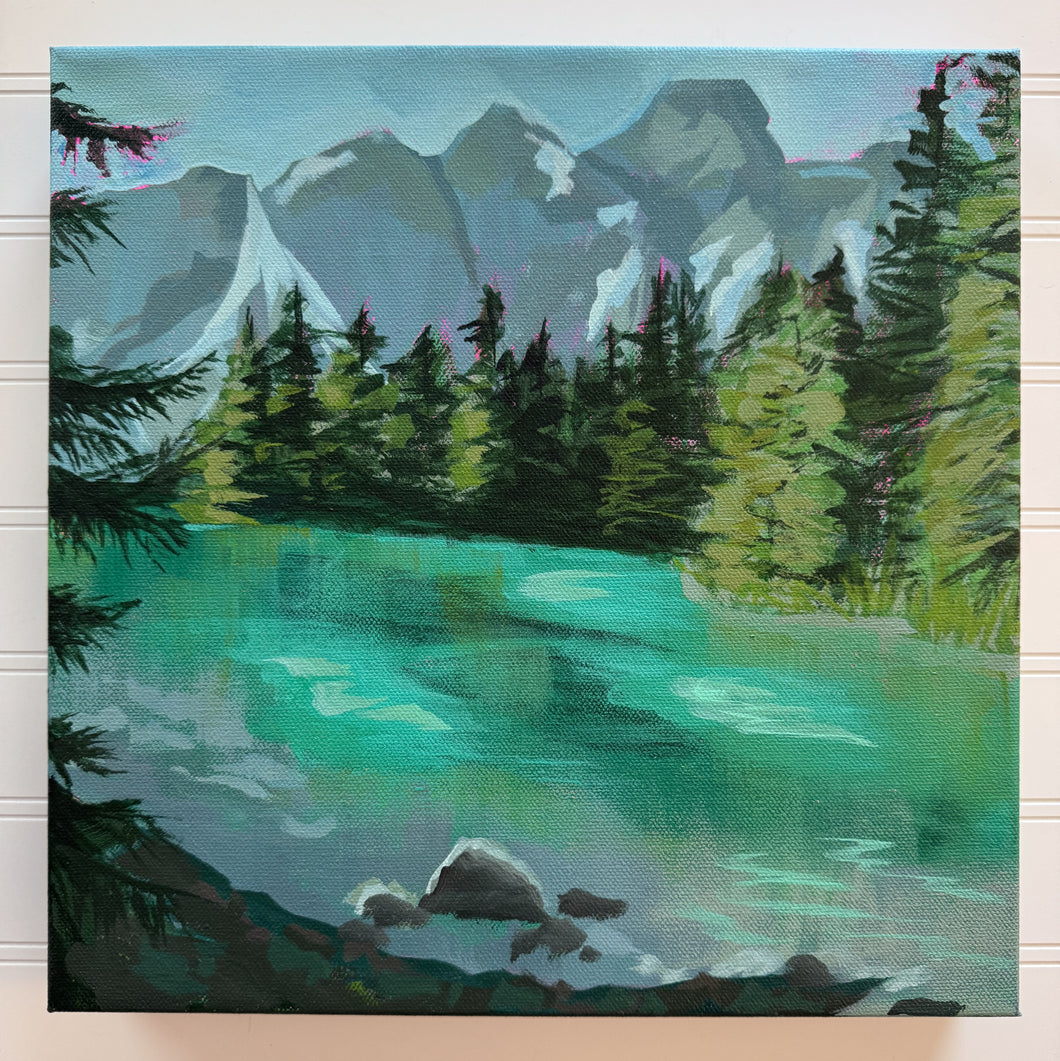 Mountain View Original Painting