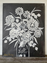 Load image into Gallery viewer, Zinnia Silhouette: Vintage Chalkboard Gray
