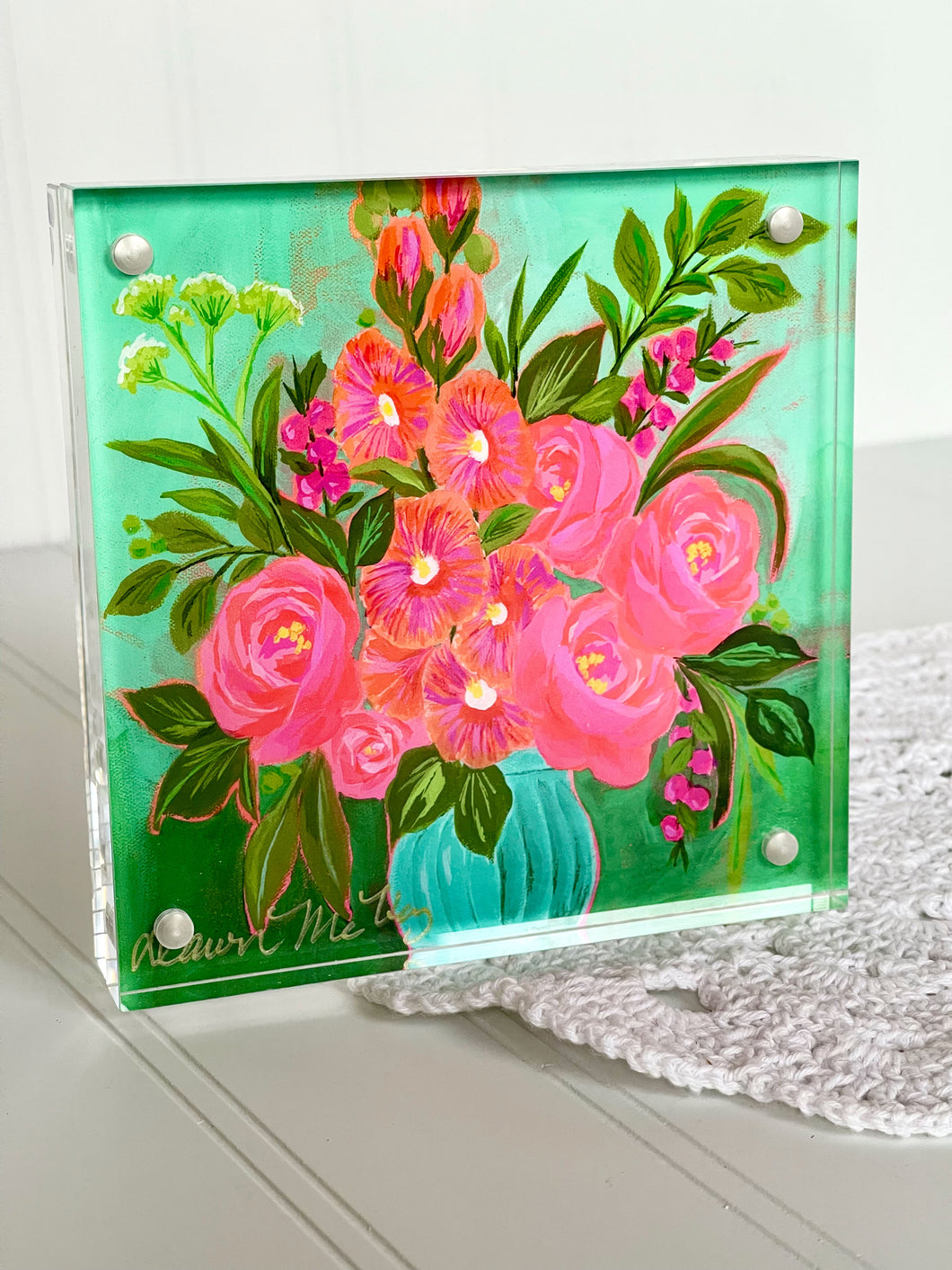 Acrylic Framed Mini Print - Always In Bloom