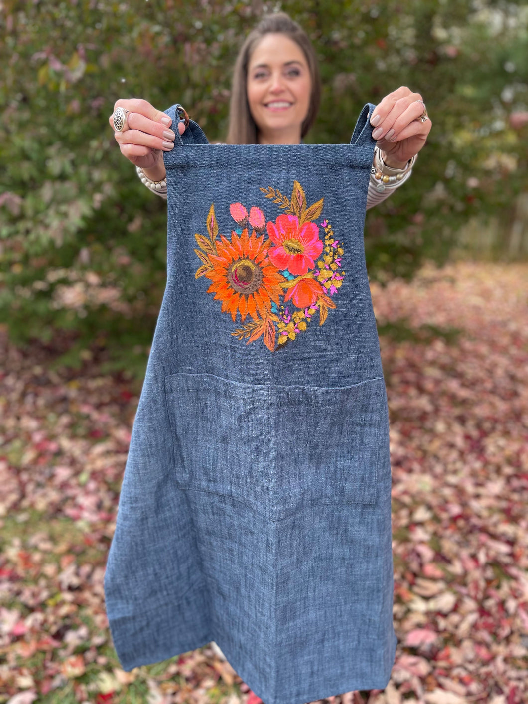 Hand-Painted Apron #10