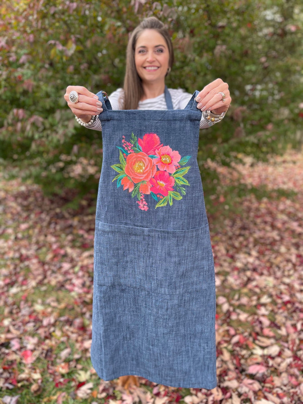 Hand-Painted Apron #8