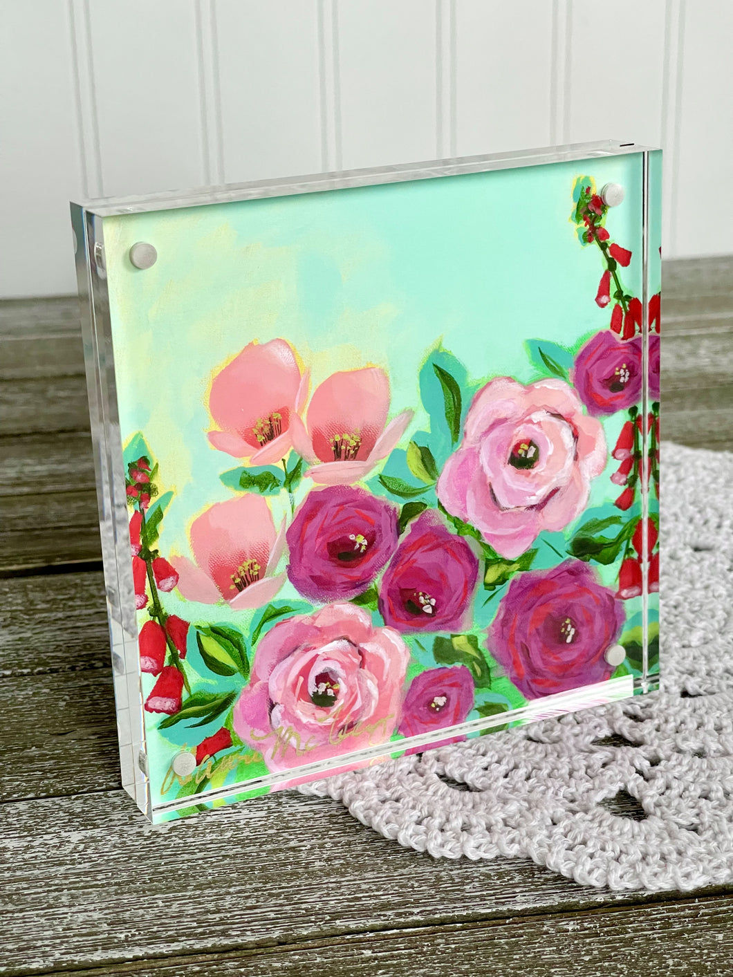 Garden Goodness Acrylic Framed Print