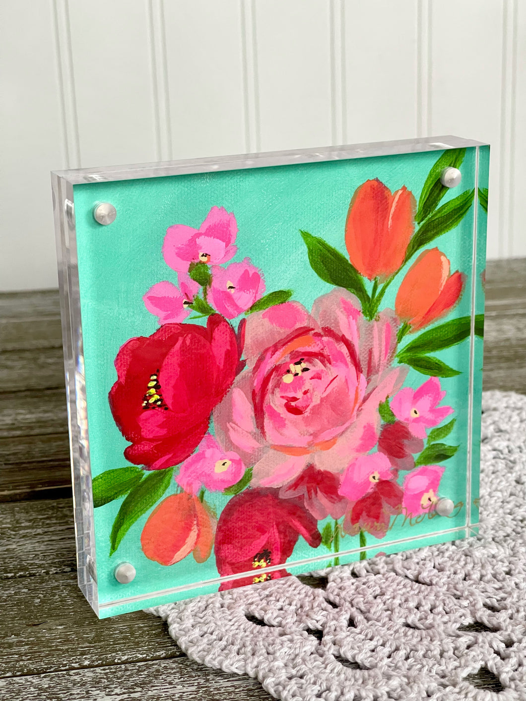 Happy Memories 1 Acrylic Framed Print
