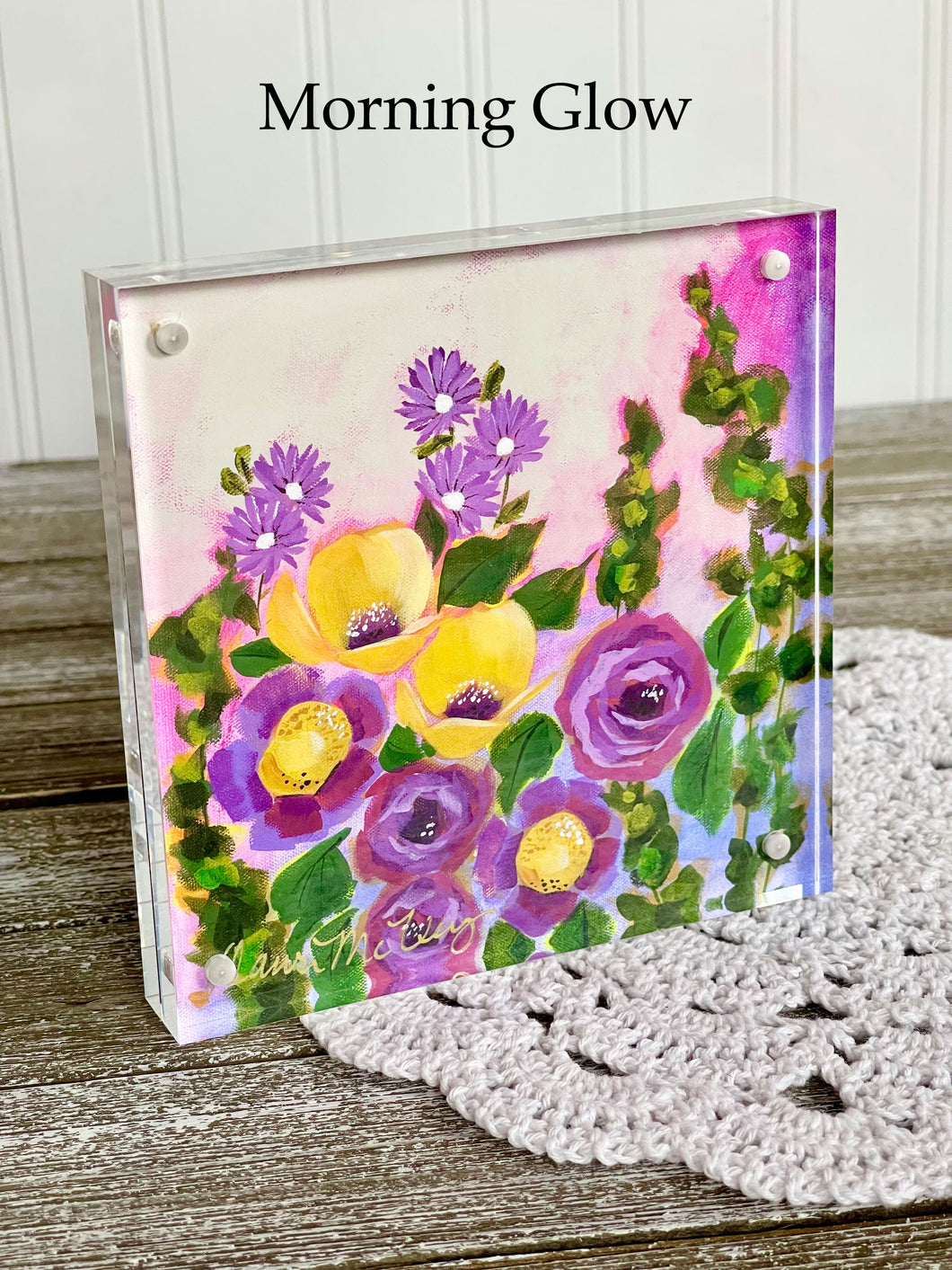 Acrylic Framed Mini Print - Morning Glow