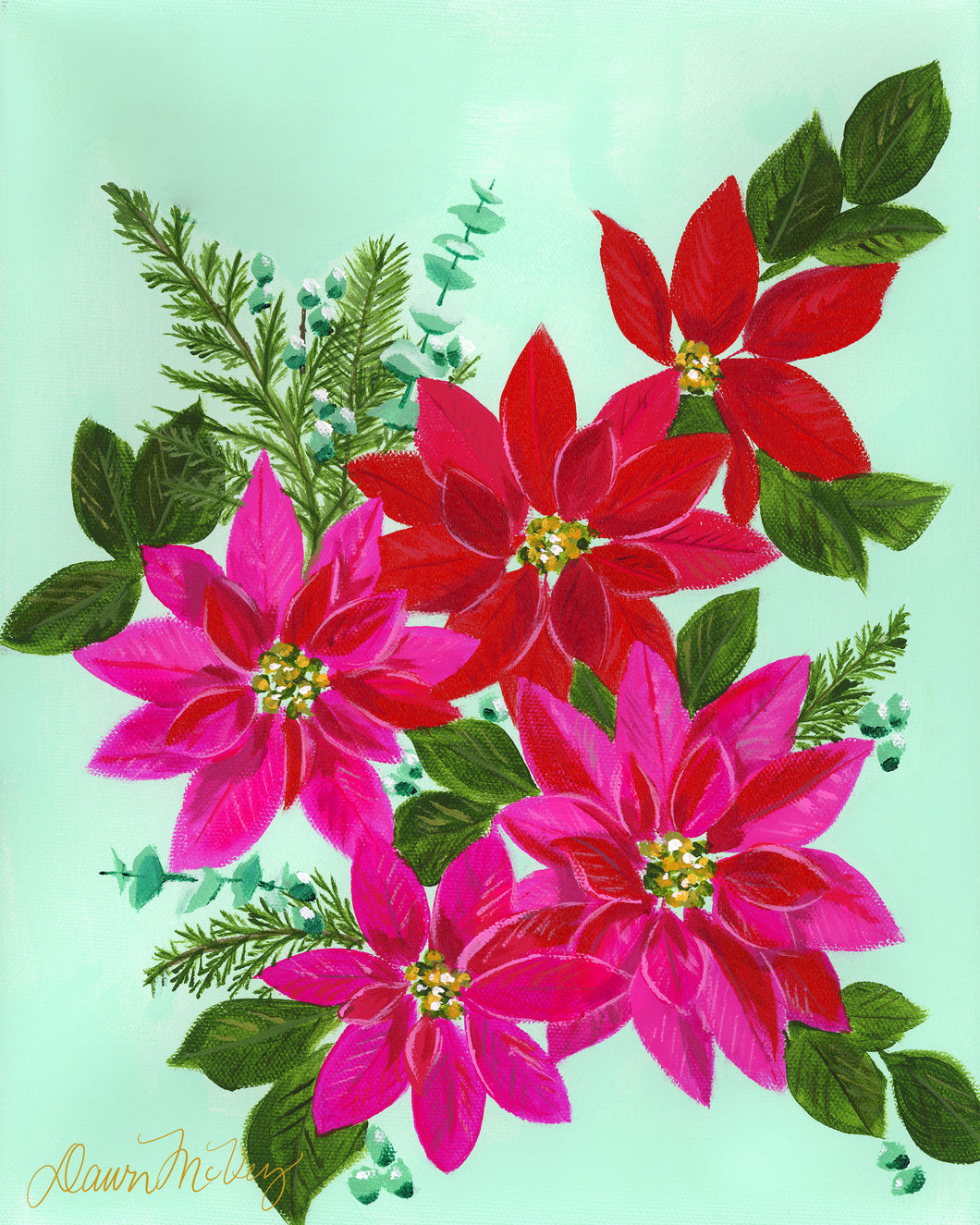 Poinsettias