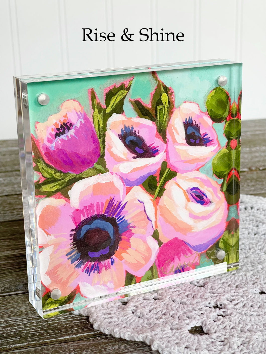 Acrylic Framed Mini Print - Rise & Shine