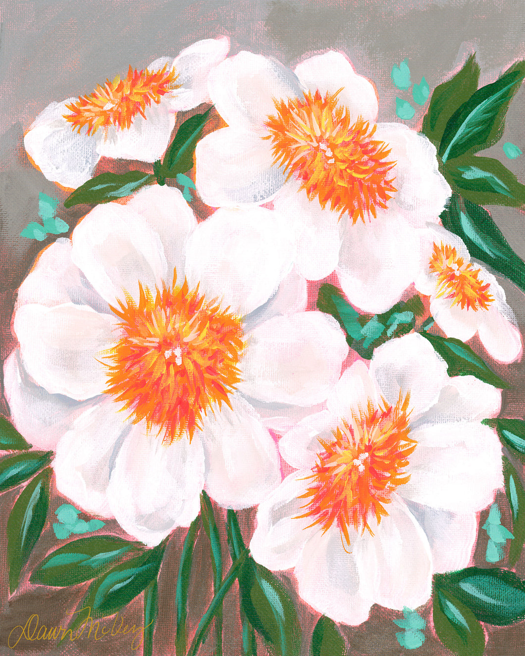 White Peonies